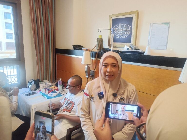 Antisipasi Kelelahan Jemaah Pasca Armuzna, Klinik Satelit Madinah Siaga 24 Jam