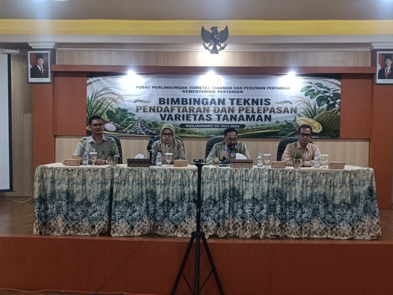 Kementan Dorong Kalimantan Selatan Sebagai Sentra Plasma Nutfah Varietas Tanaman Pangan
