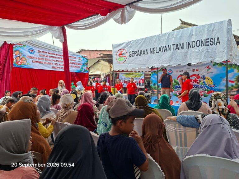 GNTI Gelar Pengobatan Gratis untuk Warga Kampung Nelayan Kalibaru