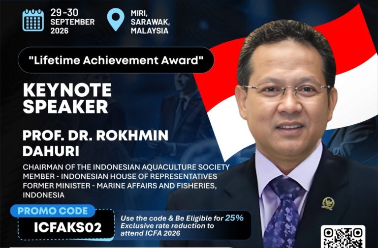 ICFA 2026: Rokhmin Dahuri dorong Transformasi Akuakultur Menuju Ekonomi Biru Berkelanjutan