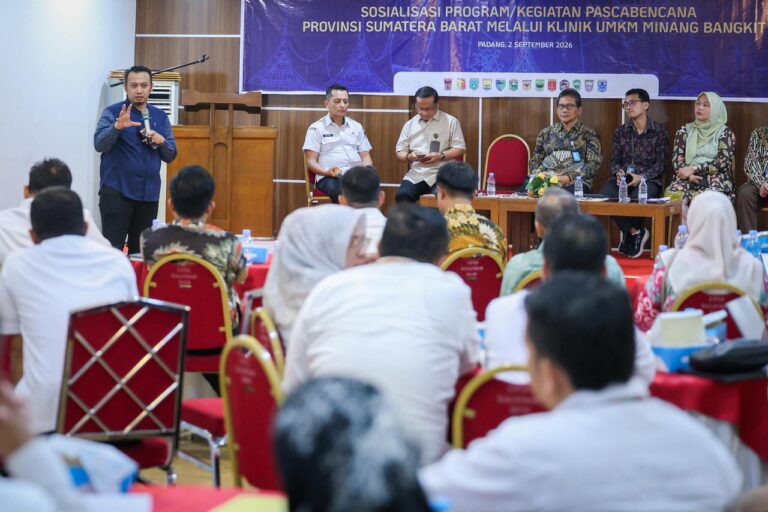 Banpres Pemulihan Usaha Jangkau Para Pengusaha Mikro Terdampak Bencana di Sumbar