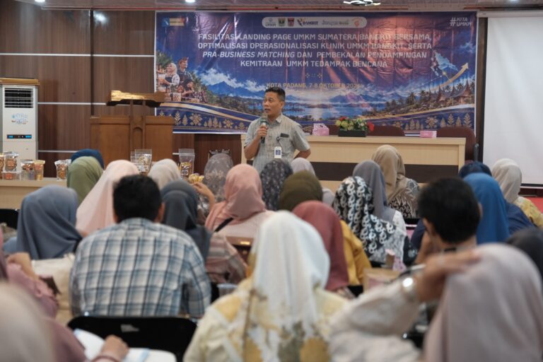 Kementerian UMKM Kembangkan Ekosistem Digital bagi UMKM Sumbar Pascabencana